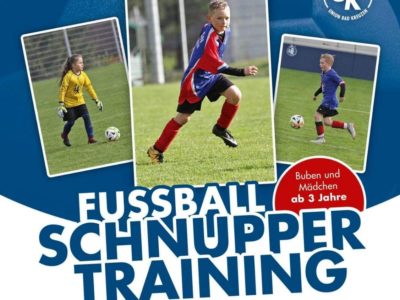 Schnupper-Training für kleine Kicker